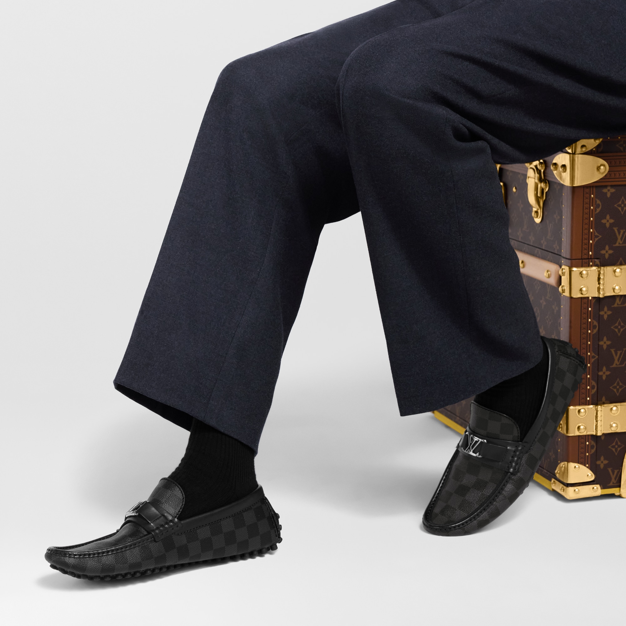 Hockenheim Moccasin Damier Graphite Canvas - Shoes | LOUIS VUITTON